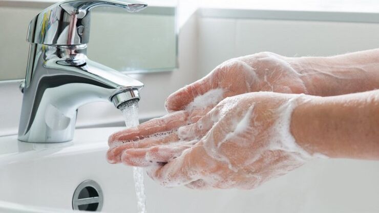 wash your hands to prevent parasite infection